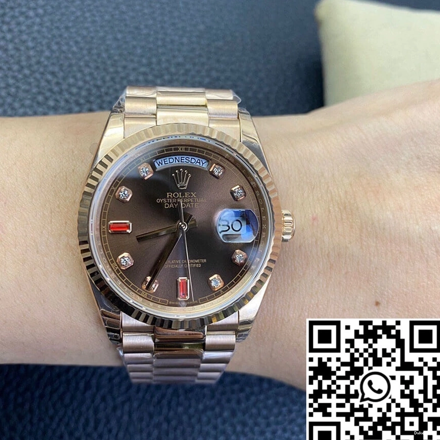 Rose EW Gold Day Factory 118235 Date Rolex 0723